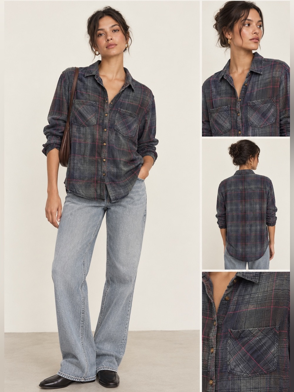BDG Beautiful UO Urban Outfitters Fall Plaid Flannel - Size Small